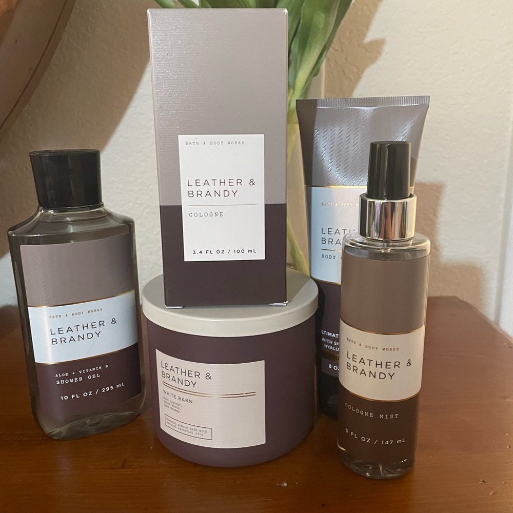 New Men's Leather and Brandy